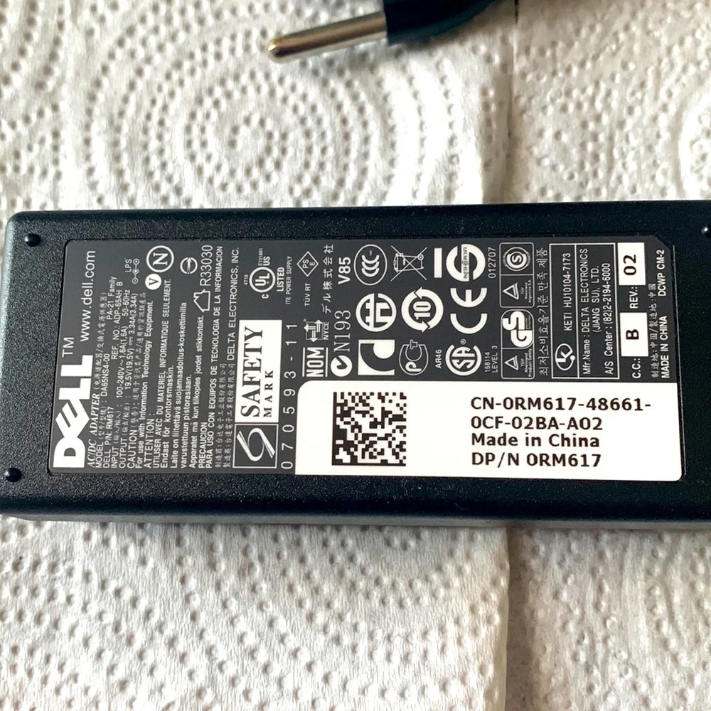 Dell laptop power cord…